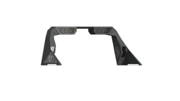 Picture of Road Armor 99-20 Ford F-250 iD Headache Rack w-Bedrail Pods-Dual 10in Pod-Brake Lamp Relief-iD - Raw