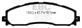 Picture of EBC 13+ Ford F250 inc Super Duty 6-2 2WD Yellowstuff Rear Brake Pads