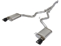 Picture of aFe MACHForce XP Exhausts Cat-Back SS-304 EXH w- Black Tips 15-16 Ford Mustang EcoBoost 2-3L t
