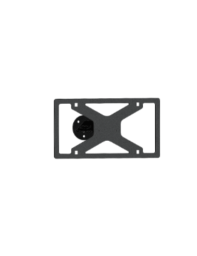 Picture of Road Armor 07-18 Jeep Wrangler JK Stealth Rear Tire Carrier License Plate Mount - Tex Blk