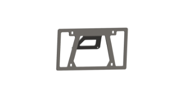 Picture of Road Armor Universal Front License Plate Mount- Tex Blk