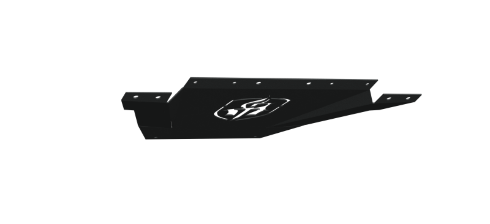 Picture of Road Armor 16-18 Chevy 1500 SPARTAN Front Bumper Bolt-On Skid Plate - Tex Blk