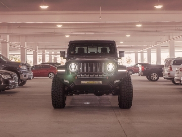 Picture of Road Armor 18-20 Jeep Wrangler JL SPARTAN Front Bumper - Tex Blk