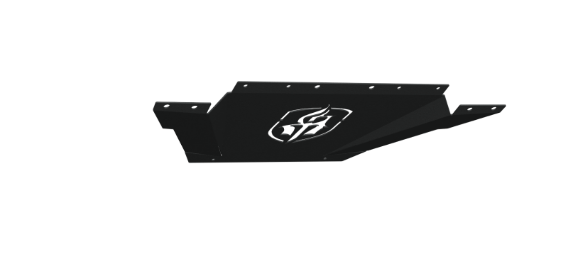 Picture of Road Armor 15-17 Ford F150 SPARTAN Front Bumper Bolt-On Skid Plate - Tex Blk