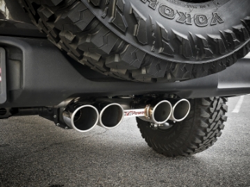 Picture of aFe Rebel Series 2-5in 304 SS Cat-Back Exhaust w- Polished Tip 18-20 Jeep Wrangler JL
