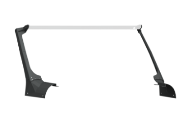 Picture of Road Armor 18-20 Jeep Wrangler JL Stealth A-Pillar Light Mounts 51-5in - Tex Blk