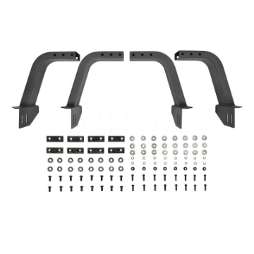 Picture of Westin 05-21 Toyota Tacoma Overland Cargo Rack Base - Textured Black