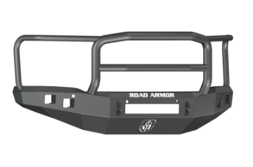Picture of Road Armor 14-15 GMC 1500 Stealth Front Bumper w-Lonestar Guard - Tex Blk