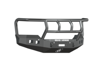 Picture of Road Armor 15-19 GMC 2500 Stealth Front Winch Bumper w-Titan II Guard - Tex Blk