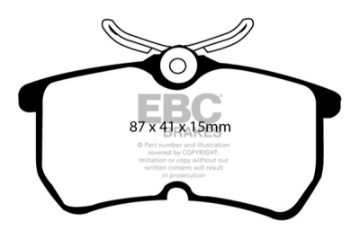 Picture of EBC 13+ Ford Fiesta 1-6 Turbo ST Ultimax2 Rear Brake Pads