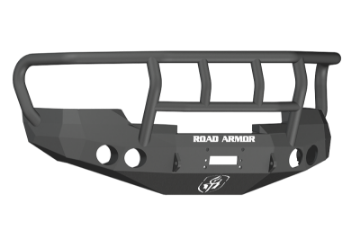 Picture of Road Armor 08-13 GMC 1500 Stealth Front Winch Bumper w-Titan II Guard - Tex Blk
