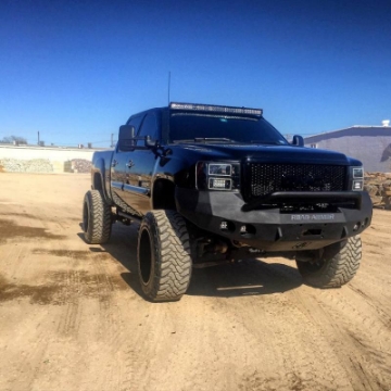 Picture of Road Armor 08-13 GMC 1500 Stealth Front Winch Bumper w-Pre-Runner Guard - Tex Blk