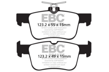 Picture of EBC 13+ Ford Fusion 1-6 Turbo Ultimax2 Rear Brake Pads