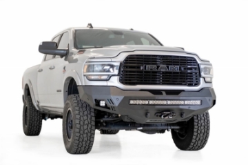 Picture of Addictive Desert Designs 19-20 RAM 2500-3500 Hammer Black Stealth Fighter Front Bumper