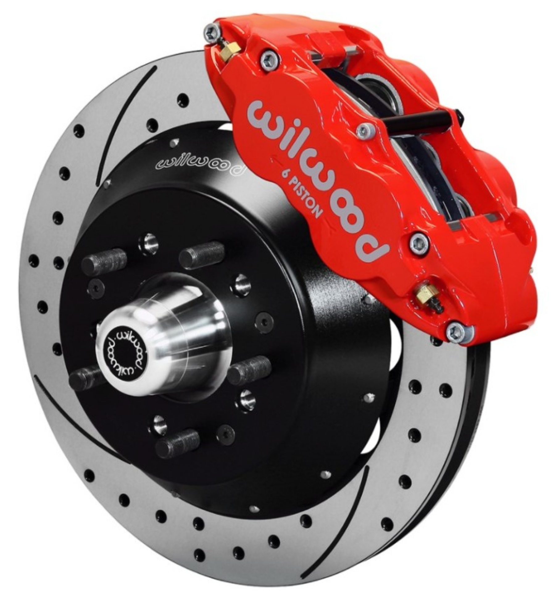 Picture of Wilwood Narrow Superlite 6R Dust-Seal Big Brake Front Brake Kit 14in- Drilled w- Wilwood Pro Spindle