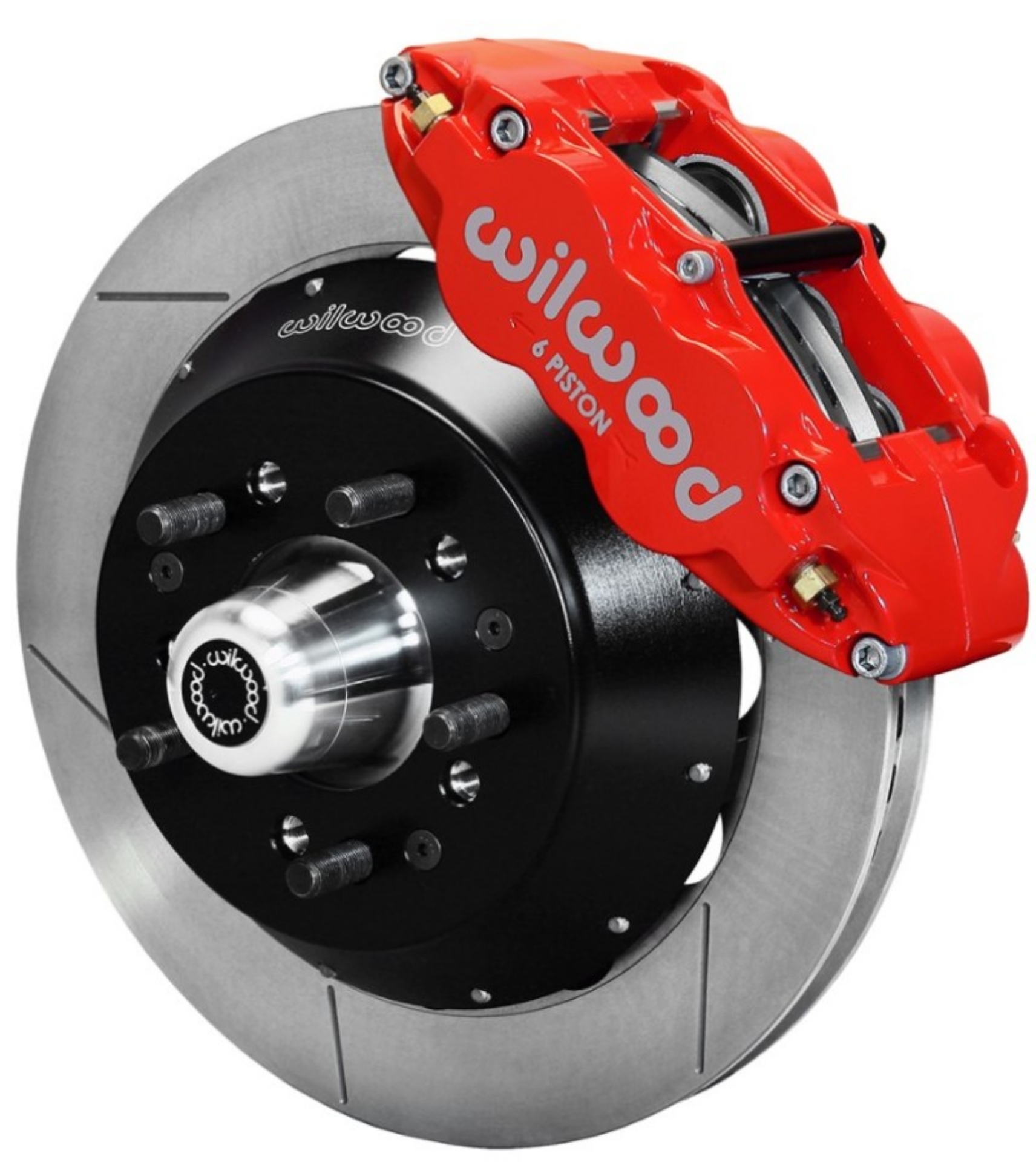 Picture of Wilwood Narrow Superlite 6R Dust-Seal Big Brake Front Brake Kit 14in- Red With Wilwood Pro Spindle