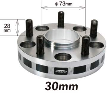 Picture of Project Kics 30mm Thick 12x1-50 60mm Hub 5x114-3 Wide Tread Spacers