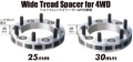 Picture of Project Kics 30mm Thick 12x1-25 5x139-7 4WD Wide Tread Spacers