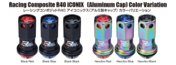 Picture of Project Kics 14x1-25 R40 Iconix Lock & Lug Nuts - Neo Chrome 16+4 Locks
