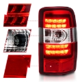 Picture of ANZO 2000-2006 Chevrolet Tahoe LED Tail Lights w- Red Lens Chrome Housing
