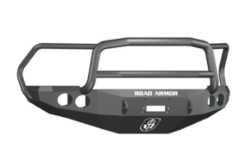 Picture of Road Armor 10-18 Ram 2500 Stealth Front Winch Bumper w-Lonestar Guard - Tex Blk