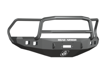 Picture of Road Armor 10-18 Ram 2500 Stealth Front Winch Bumper w-Lonestar Guard - Tex Blk