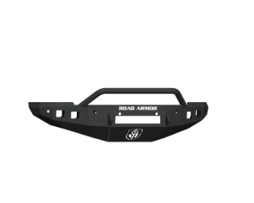 Picture of Road Armor 16-18 Ram 2500 Stealth Front Bumper w-Pre-Runner Guard-6 Sensor Holes - Tex Blk