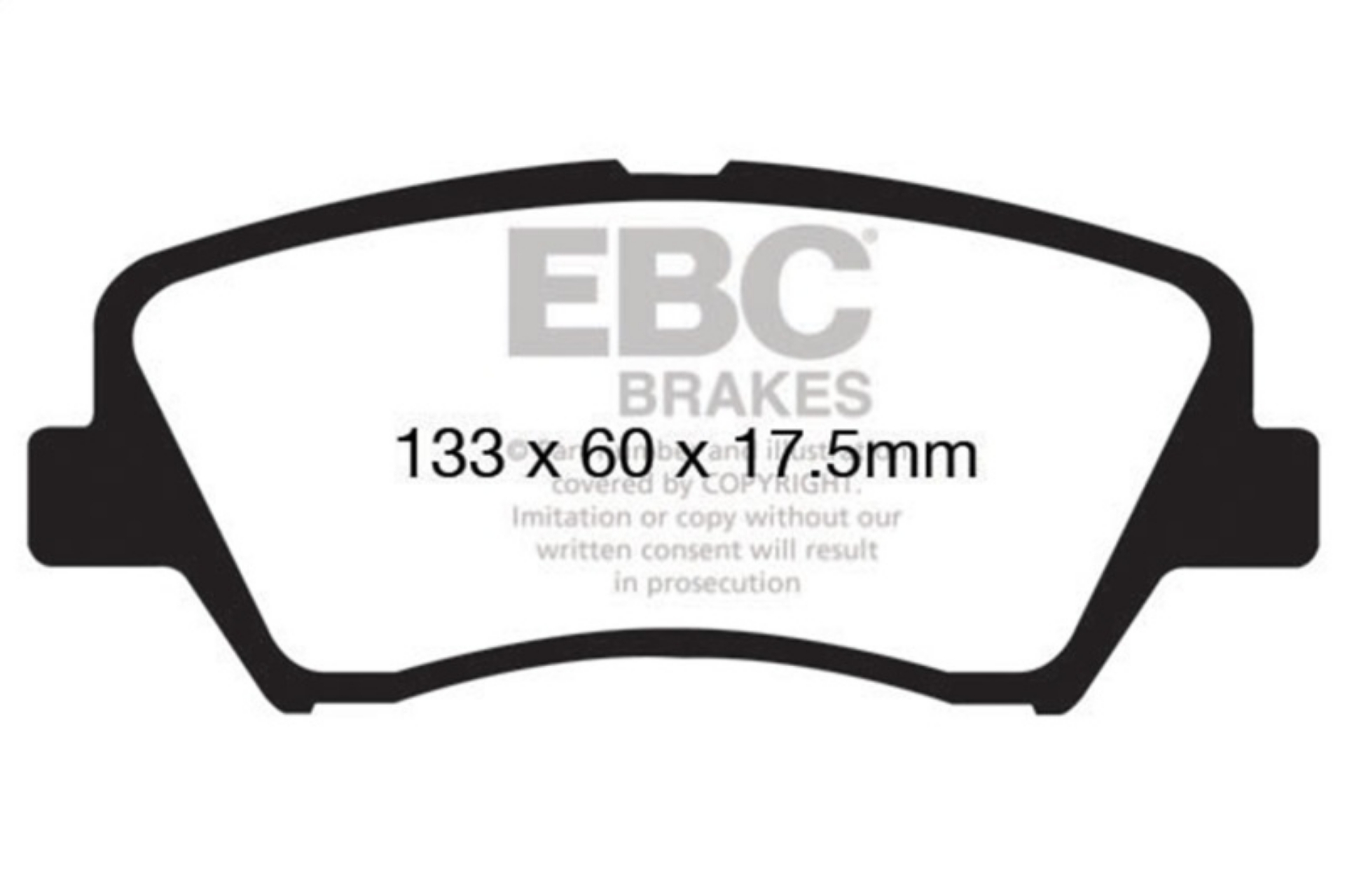 Picture of EBC 13+ Hyundai Elantra 1-8 Greenstuff Front Brake Pads