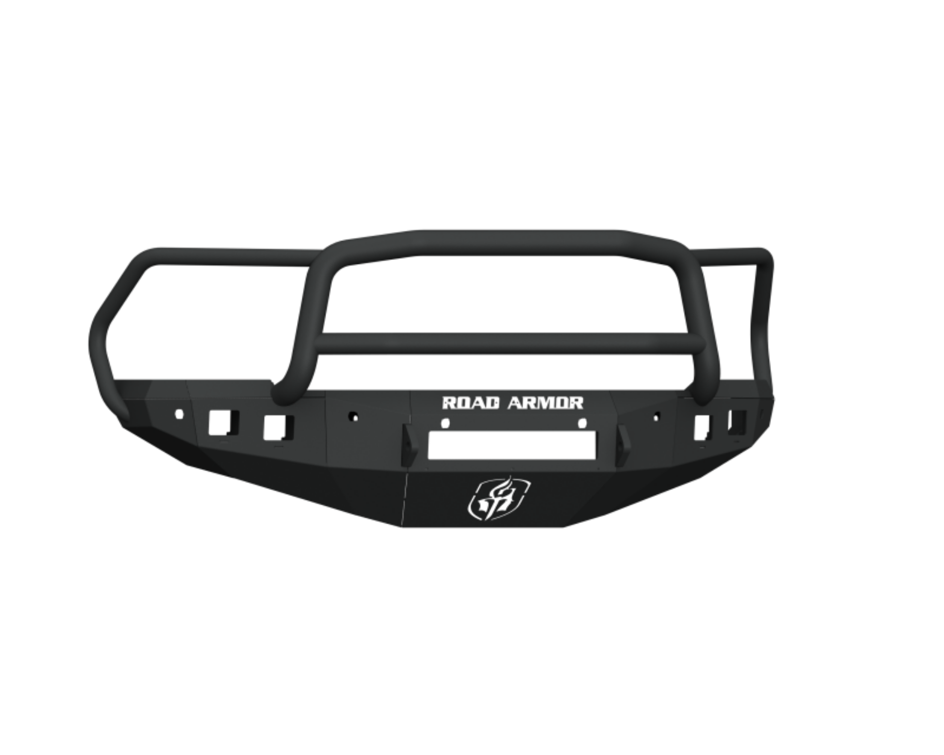 Picture of Road Armor 16-18 Ram 2500 Stealth Front Bumper w-Lonestar Guard-6 Sensor Holes - Tex Blk
