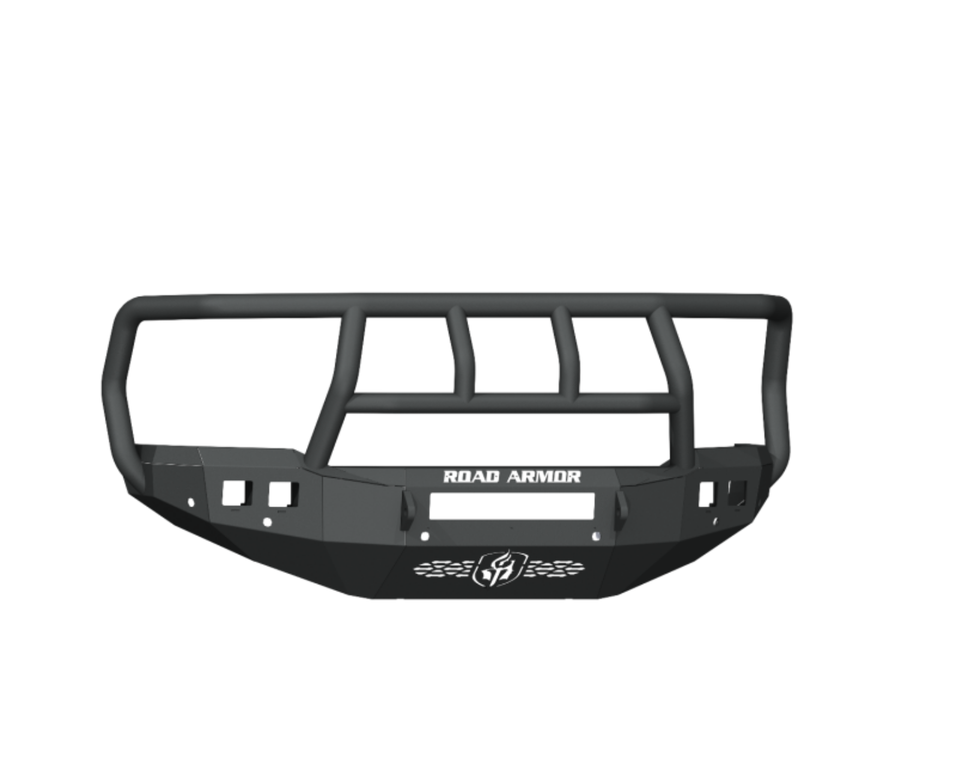 Picture of Road Armor 19-20 Ram 2500 Stealth Front Bumper w-Titan II Guard-6 Sensor Holes - Tex Blk