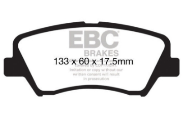 Picture of EBC 13+ Hyundai Elantra 1-8 Ultimax2 Front Brake Pads