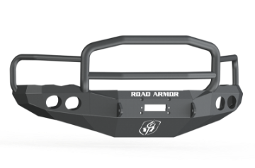 Picture of Road Armor 02-05 Dodge 1500 Stealth Front Winch Bumper w-Lonestar Guard - Tex Blk