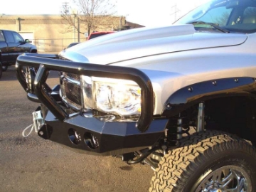 Picture of Road Armor 03-05 Dodge 2500 Stealth Front Winch Bumper w-Titan II Guard - Tex Blk
