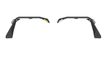 Picture of Road Armor 18-20 Jeep Wrangler JL Stealth Front Fender Flare w-Switchback LED DRL - Tex Blk