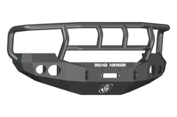 Picture of Road Armor 05-07 Ford F-250 Stealth Front Winch Bumper w-Titan II Guard Wide Flare - Tex Blk
