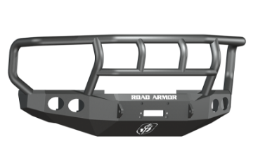 Picture of Road Armor 08-10 Ford F-250 Stealth Front Winch Bumper Titan II GuardWide Flare - Tex Blk