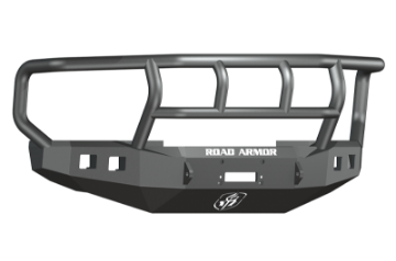 Picture of Road Armor 08-10 Ford F-250 Stealth Front Winch Bumper w-Titan II Guard Wide Flare - Tex Blk