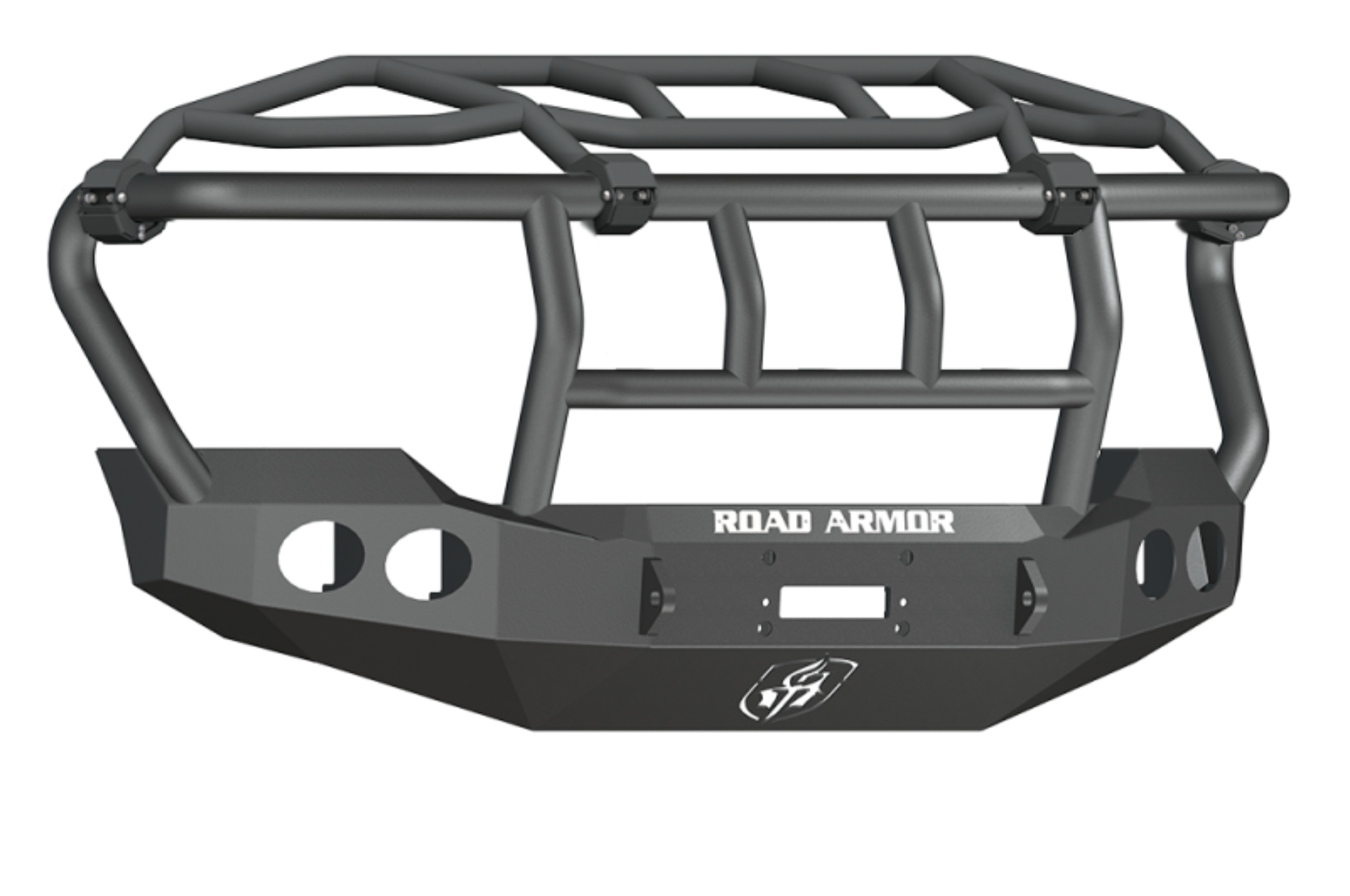 Picture of Road Armor 11-16 Ford F-250 Stealth Front Winch Bumper w-Intimidator Guard - Tex Blk