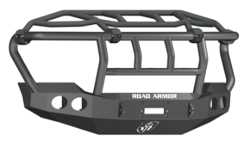 Picture of Road Armor 11-16 Ford F-250 Stealth Front Winch Bumper w-Intimidator Guard - Tex Blk