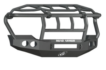 Picture of Road Armor 11-16 Ford F-250 Stealth Front Bumper w-Intimidator Guard - Tex Blk