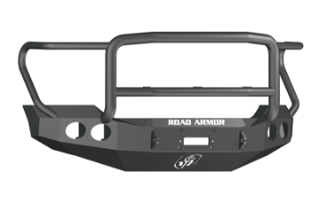 Picture of Road Armor 11-16 Ford F-250 Stealth Front Winch Bumper w-Lonestar Guard - Tex Blk