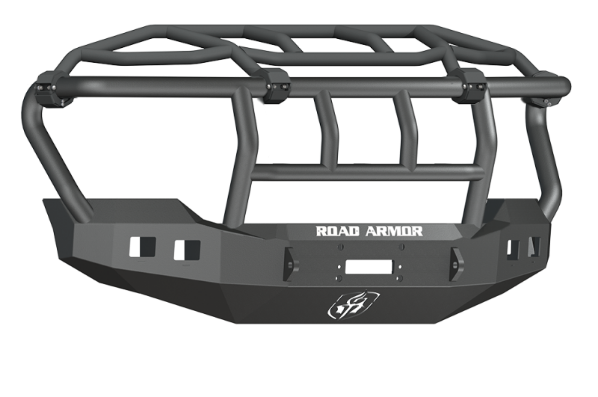 Picture of Road Armor 11-16 Ford F-250 Stealth Front Winch Bumper w-Intimidator Guard - Tex Blk