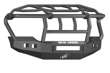Picture of Road Armor 11-16 Ford F-250 Stealth Front Bumper w-Intimidator Guard - Tex Blk