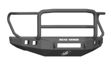 Picture of Road Armor 17-20 Ford F-250 Stealth Wide Fender Flare Front Bumper w-Lonestar Guard - Tex Blk