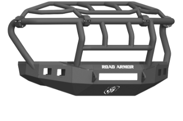 Picture of Road Armor 17-20 Ford F-250 Stealth Front Bumper w-Intimidator Guard - Tex Blk