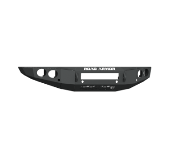 Picture of Road Armor 19-20 Ford Ranger Stealth Front Non-Winch Bumper w-Round Light Pods - Tex Blk