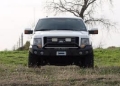 Picture of Road Armor 09-14 Ford F-150 Stealth Front Winch Bumper w-Pre-Runner Guard - Tex Blk