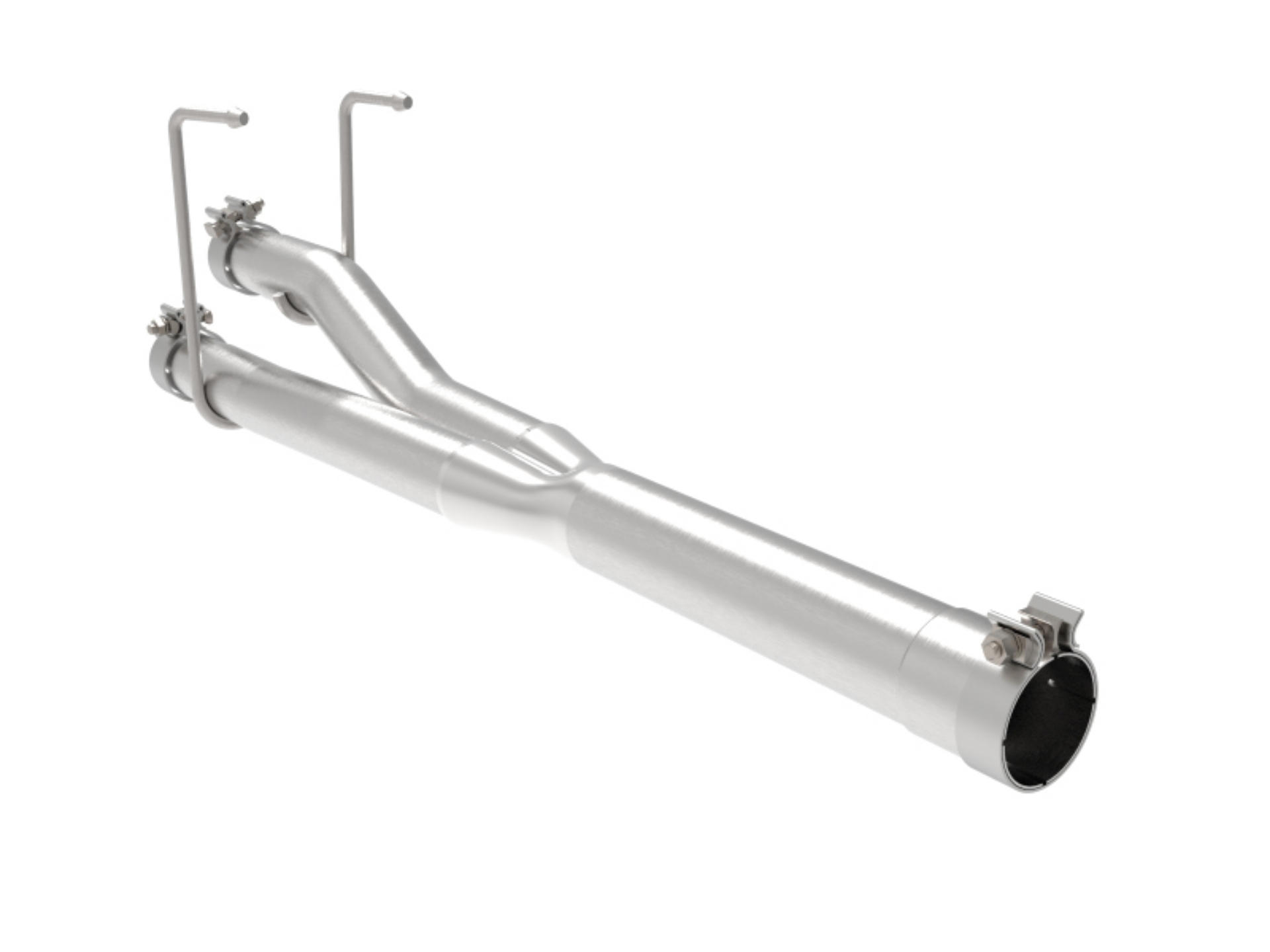 Picture of aFe Apollo GT Series 409 Stainless Steel Muffler Delete Pipe 09-19 Ram 1500 Dual Exhaust V8-5-7L
