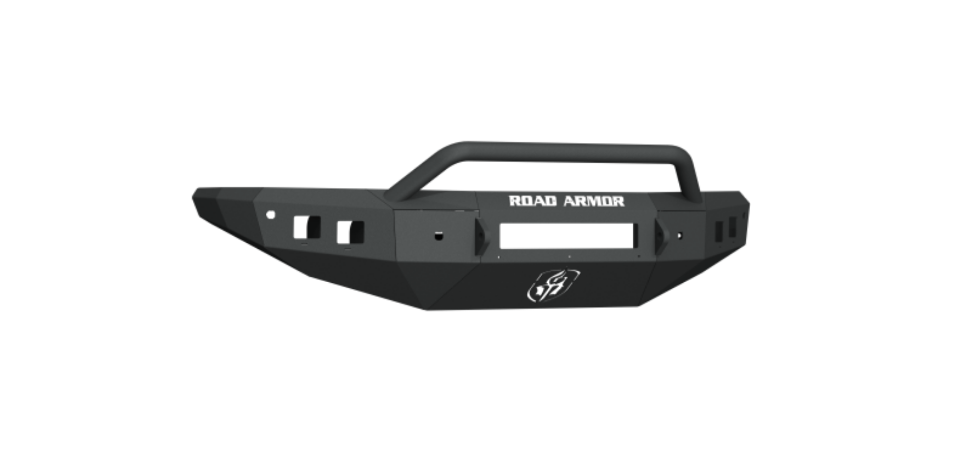 Picture of Road Armor 16-19 Nissan Titan Stealth Front Bumper w-Pre-Runner Guard - Tex Blk