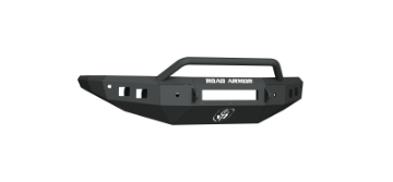 Picture of Road Armor 16-19 Nissan Titan Stealth Front Bumper w-Pre-Runner Guard - Tex Blk